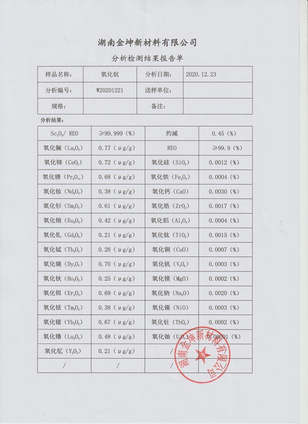 湖南金坤新材料有限公司,金属钪,金属钪粉,铝钪合金,金属钪靶,铝钪靶材,铝基靶材,氧化钪,各类钪盐,氟化钪,贵金属粉末低氧超细钛粉,锆粉,铪粉,铌粉,钽粉
